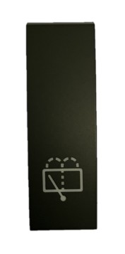 SWF 588710 SWF 588710 Inlegplaatje Achterruitwisser en -sproeier Grijs